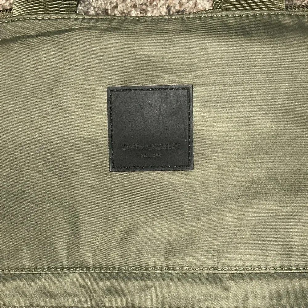 Cynthia rowley nylon green backpackk - Picture 3 of 9